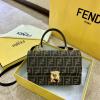 FD5112-BXN　フェンディ FENDI 2020年最新入荷 トップハンドルバッグ トートバッグ ハンドバッグ 2way ショルダーバッグ レザー 