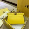 FD5321YL-BXN　フェンディ FENDI 2020年最新入荷 ピーカブー トートバッグ ハンドバッグ 2way ショルダーバッグ レザー