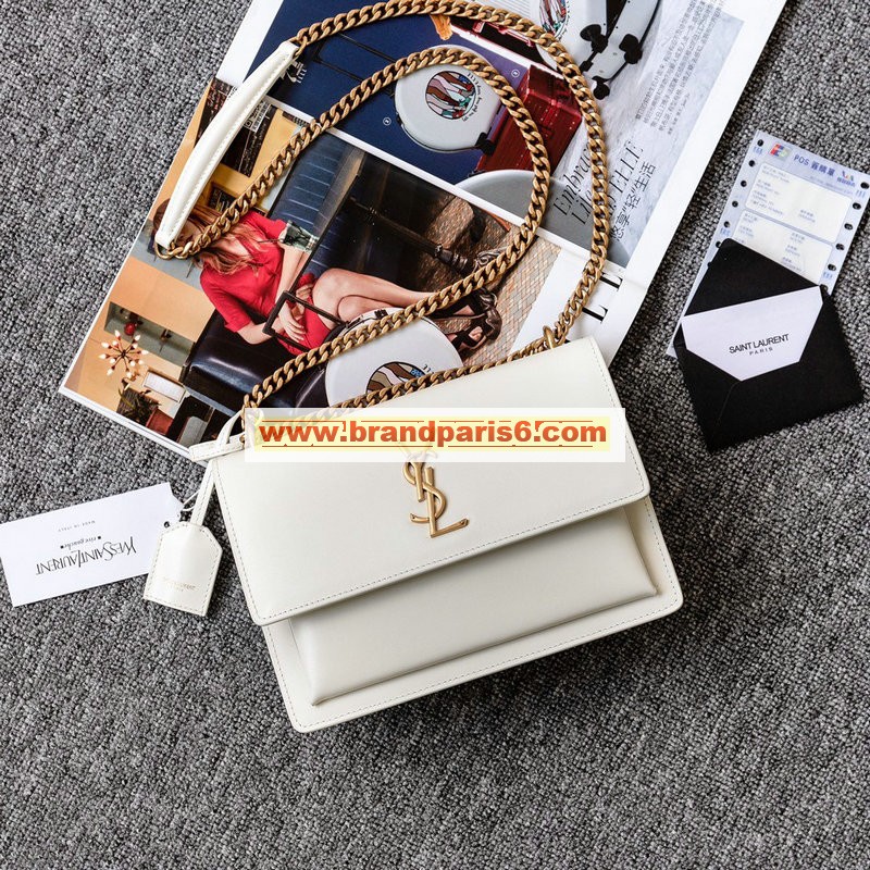 YSL442906PJB-JS　イヴサンローラン Saint laurent YSL 2020年最新入荷 チェーンウォレット フラップバッグ 斜め掛け ショルダーバッグ レディースかばん スムースカーフレザー