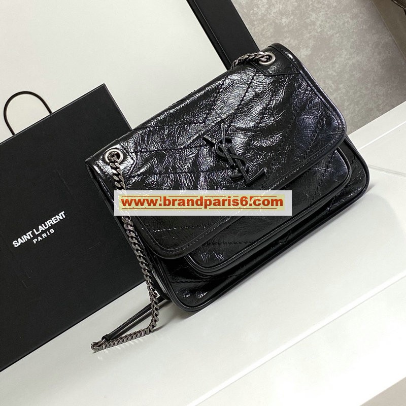 YSL533037LK-JS　イヴサンローラン Saint laurent YSL 2020年最新入荷 チェーン フラップバッグ 斜め掛け ショルダーバッグ レディースかばん カーフレザー