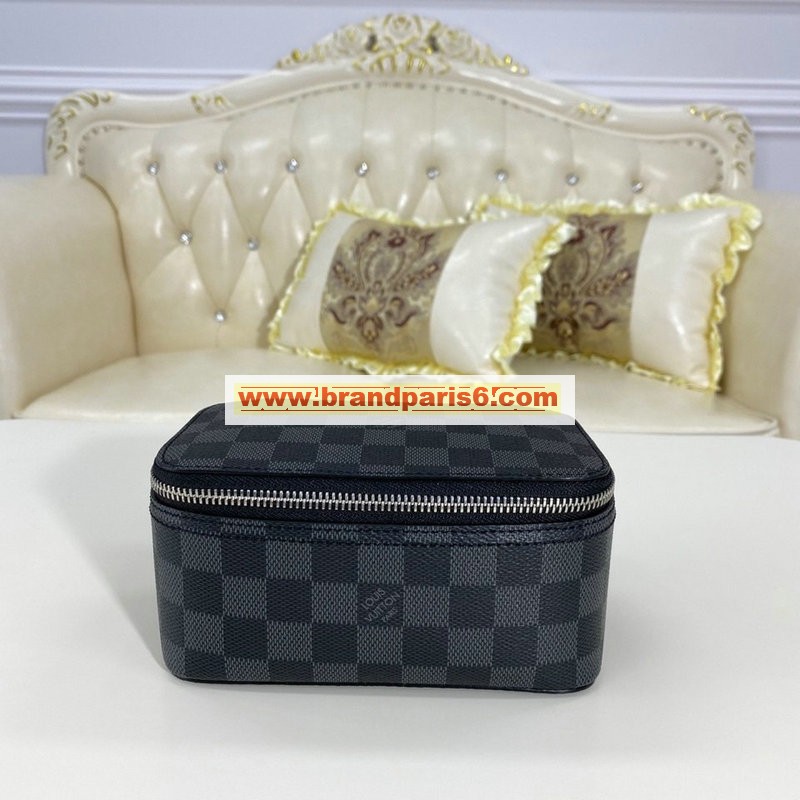 N40181-057　ルイヴィトン LOUIS VUITTON 2020年最新入荷 キューブ ドゥ ランジュモン PM 収納箱 ジュエリーボックス ダミエグラフィットキャンバス