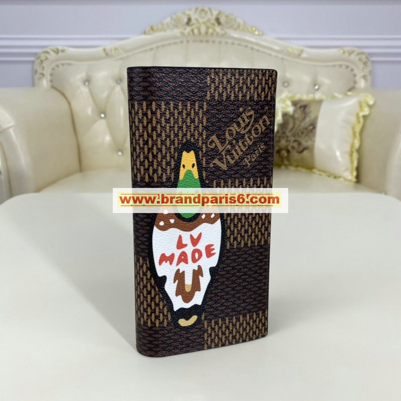 N60393-057　ルイヴィトン LOUIS VUITTON 2020年最新入荷 ポルトフォイユ ブラザ 二つ折り長財布 ロングウォレット カードケース 小銭入れ