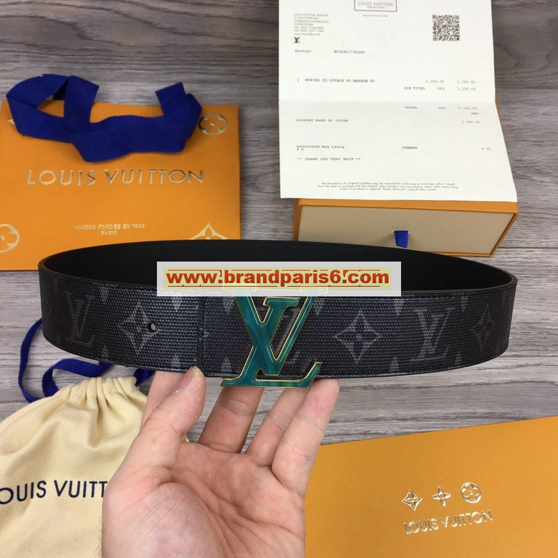 MP130-057　ルイヴィトン LOUIS VUITTON 2020年最新入荷 サンチュール LVサークル 40mm ベルト リバーシブル カーフレザー