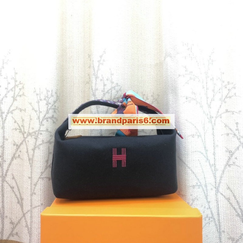 HE6627BK-YUN　エルメスHERMES 2020最新入荷 Trousse Bride-A-Brace ハンドバッグ お弁当袋 クーラーバッグ ボストンバッグ