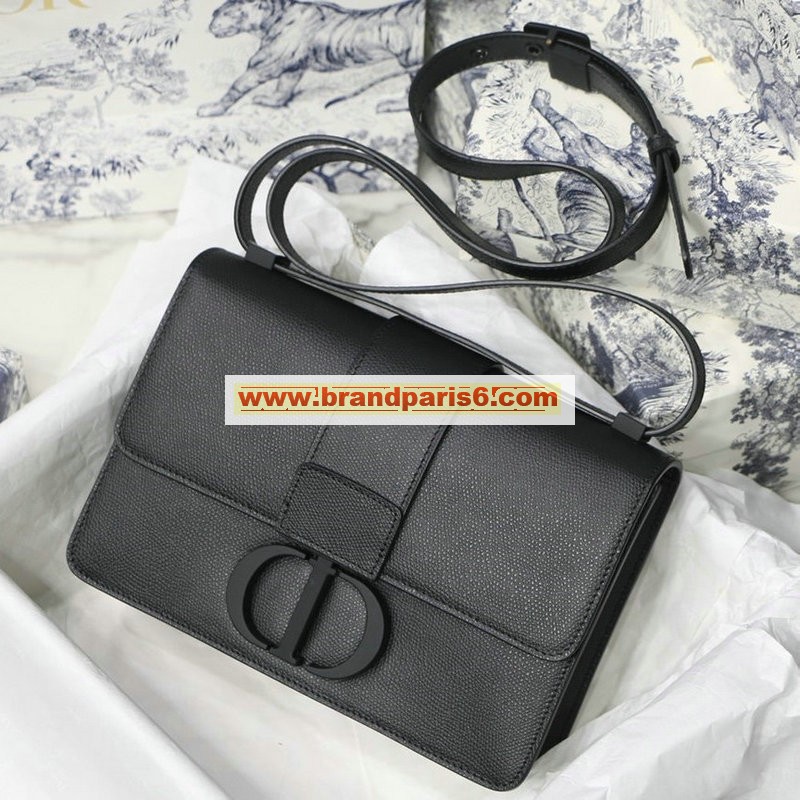 CD9030BK-025　クリスチャンディオール CHRISTIAN DIOR 2020年最新入荷 30 MONTAIGNE ボックスバッグ 斜め掛け ショルダーバッグ レディースかばん カーフレザー