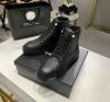 CHJ20145Q-26　シャネル CHANEL 2020年秋冬最新入荷 ショートブーツ レースアップシューズ レディース マーティンブーツ ローヒール 靴