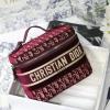 CD9039BR-025　クリスチャンディオール CHRISTIAN DIOR 2020最新入荷 化粧箱 ヴァニティーケース トートバッグ オブリーク エンブロイダリー