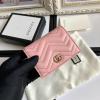 GG466492QY-057　グッチ GUCCI 2020最新入荷 GGマーモント カードケース 二つ折り短財布 コインポケット付き 札入れ付き レザー