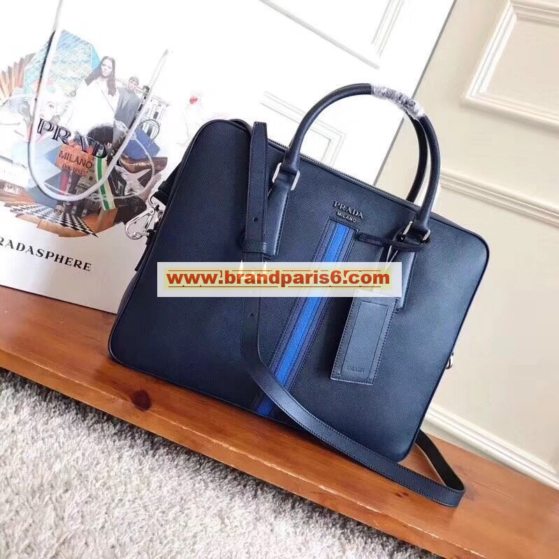 PD2VE368L-063　プラダ PRADA 2020年最新入荷 ブリーフケース トートバッグ 2way ショルダーバッグ メンズかばん ビジネスバッグ カーフレザー