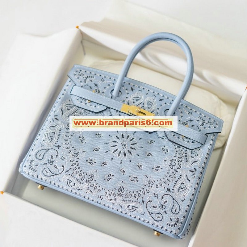 HBK30CQL-063　エルメス HERMES 2020年最新入荷 バーキンバッグ ハンドバッグ トートバッグ レディースかばん 刺繍