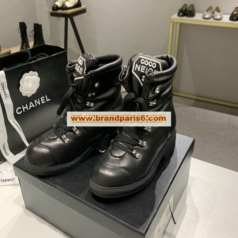 CHJ20148-26　シャネル CHANEL 2020年秋冬最新入荷 ショートブーツ レースアップシューズ レディース スノーブーツ 滑り止め