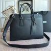 PD2VN006Z-025　プラダ PRADA 2020年最新入荷 ブリーフケース トートバッグ 2way ショルダーバグ メンズかばん ビジネスバッグ カーフレザー 