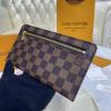 N63049C-057　ルイヴィトン LOUISVUITTON 2020年最新入荷 ロングウォレット ファスナー長財布 手持ちかばん ダミエエベヌキャンパス