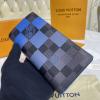 N60424L-057　ルイヴィトン LOUISVUITTON 2020年最新入荷 ポルトフォイユ ブラザ NM 二つ折り長財布 ロングウォレット ダミエグラフィットジャイアントキャンバス