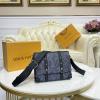 M57271-057　ルイヴィトン LOUISVUITTON 2020最新入荷 トランク メッセンジャーバッグ PM 斜め掛け ショルダーバッグ メンズかばん モノグラムパステル ノワール キャンバス