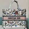 CD1286HLB-DDB　クリスチャンディオール CHRISTIAN DIOR 2020最新入荷 Book Tote ブック トップハンドルバッグ トートバッグ ハンドバッグ 刺繍入り レディースかばん