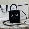 CE193302BBK-DDB　セリーヌ CELINE 2020年最新入荷 スモール バーティカル カバ ハンドバッグ トートバッグ トリオンフキャンバス カーフスキン