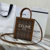 CE193302BTZ-DDB　セリーヌ CELINE 2020年最新入荷 スモール バーティカル カバ ハンドバッグ トートバッグ トリオンフキャンバス カーフスキン