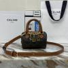 CE195112-DDB　セリーヌ CELINE 2020年最新入荷 ミニ ボストンバッグ トートバッグ ハンドバッグ 2way 斜め掛け ショルダーバッグ トリオンフキャンバス