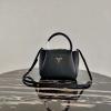 PD1BC145BK-DDB　プラダ PRADA 2020年最新入荷 スモール ハンドバッグ トートバッグ 2way 斜め掛け ショルダーバッグ クロスボディキャリーバッグ カーフレザー