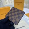N61208-057　ルイヴィトン LOUISVUITTON 2020年最新入荷 ポルトフォイユ スレンダー 二つ折り短財布 カードケース 札入れ ショートウォレット ダミエエベヌキャンパス
