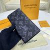 M80019-057　ルイヴィトン LOUISVUITTON 2020年最新入荷 ポルトフォイユ ブラザ NM 二つ折り長財布 ロングウォレット カードポケット モノグラム パステル ノワール キャンバス
