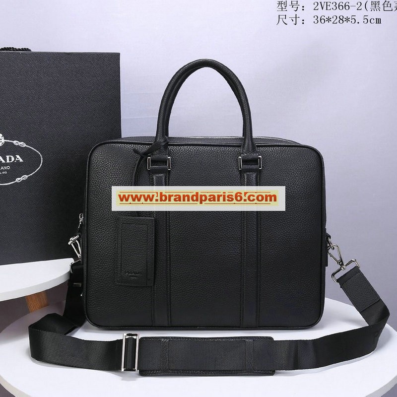 PD2VE366W-025　プラダ PRADA 2020年最新入荷 ブリーフケース トートバッグ 2way ショルダーバグ メンズかばん ビジネスバッグ カーフレザー