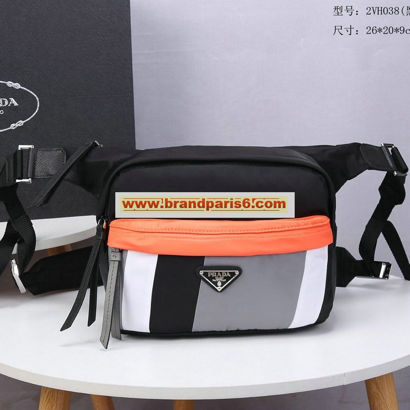 PD2VH038PC-025　プラダ PRADA 2020年最新入荷 ウェストバッグ チェストバッグ ショルダーバッグ ボディバッグ 