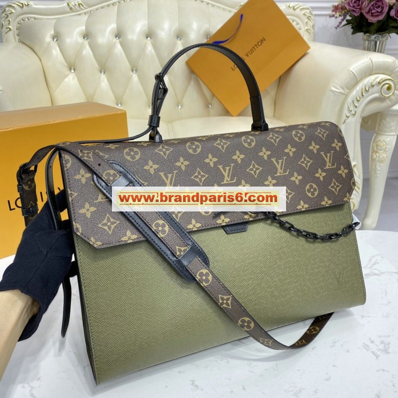 M30591G-057　ルイヴィトン LOUIS VUITTON 2020年最新入荷 ポシェット スティーマー トップハンドルバッグ トートバッグ 2way ショルダーバッグ タイガレザー