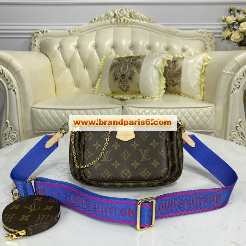 M44813LL-57　ルイヴィトン LOUIS VUITTON 2020年最新入荷 ミュルティ ポシェット アクセソワール ショルダーバッグ ポーチ モノグラムキャンパス