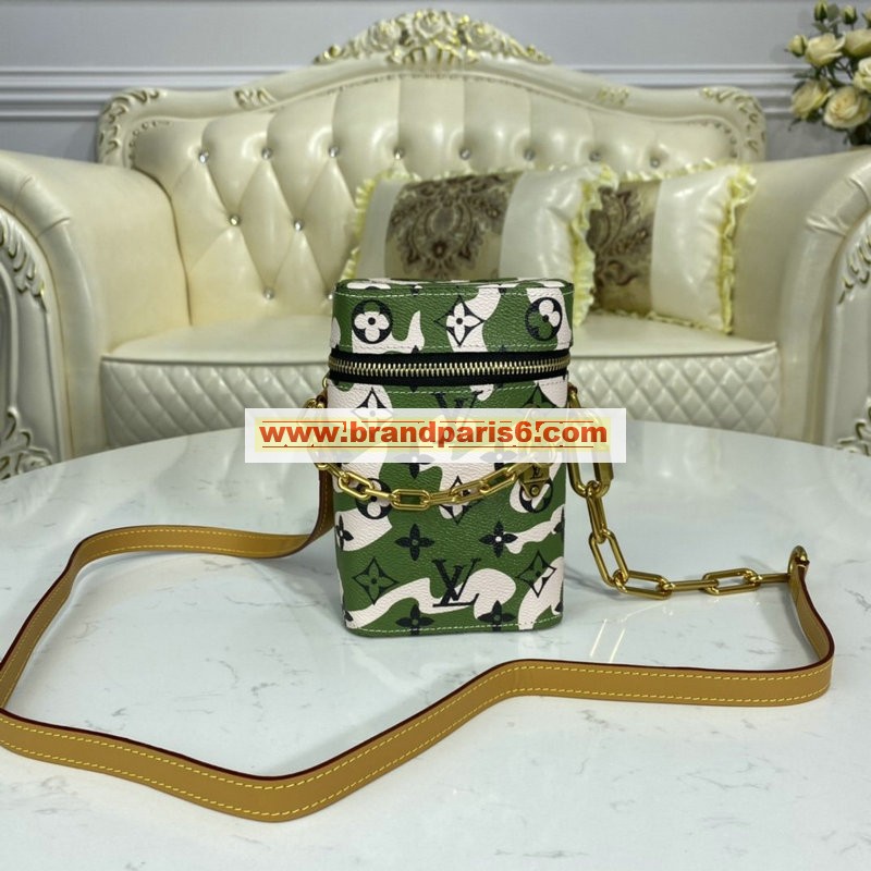 M44914G-057　ルイヴィトン LOUIS VUITTON 2020年最新入荷 フォーンボックス 斜め掛け ショルダーバッグ ミニ バケットバッグ モノグラムキャンパス 
