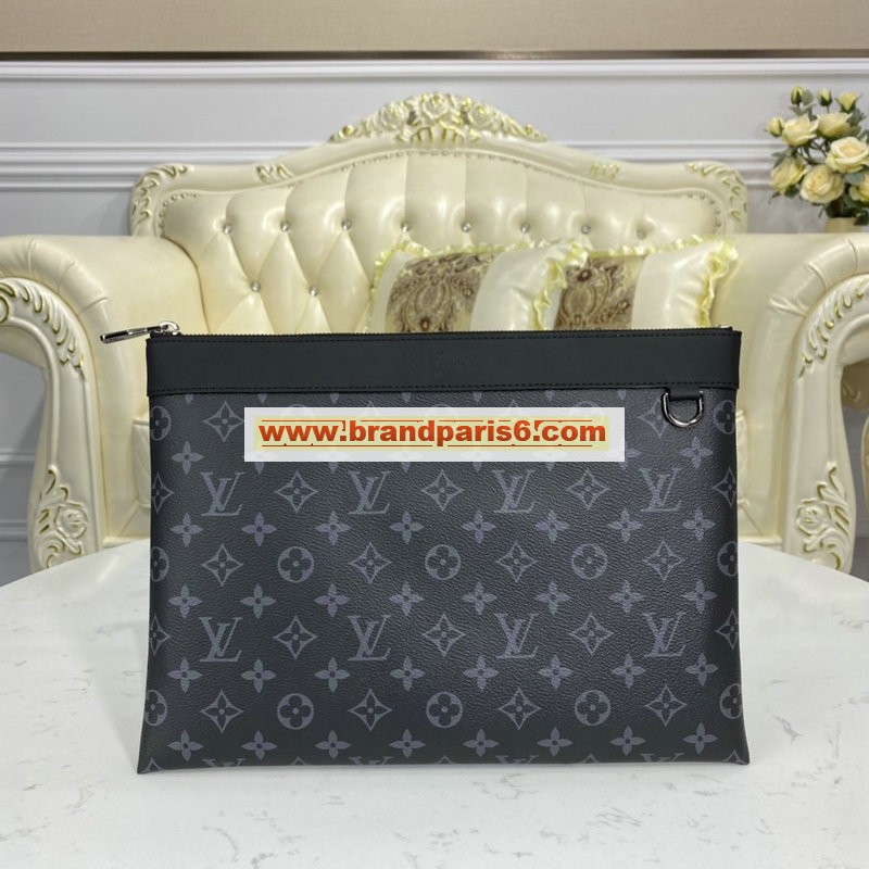 M62291-057　ルイヴィトン LOUISVUITTON 2020年最新入荷 ポシェット ディスカバリー 手持ちかばん クラッチバッグ セカンドバッグ モノグラムエクリプスキャンパス