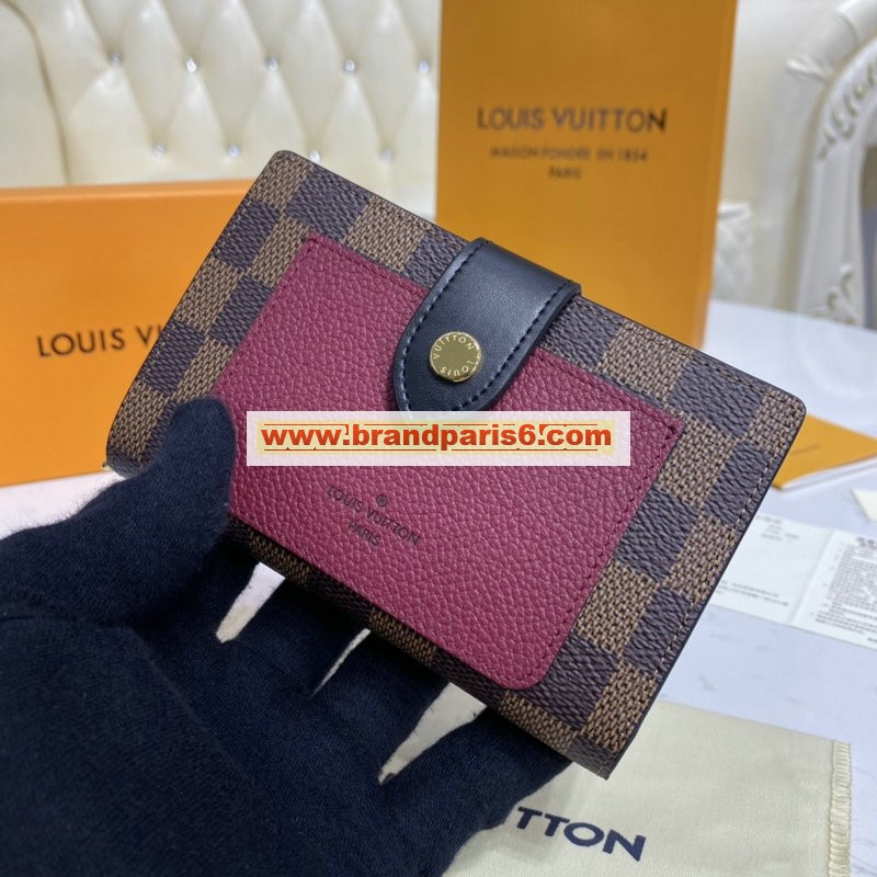 N60381-057　ルイヴィトン LOUISVUITTON 2020年最新入荷 ポルトフォイユ ジュリエット 二つ折り短財布 ショートウォレット コインケース ダミエエベヌキャンパス