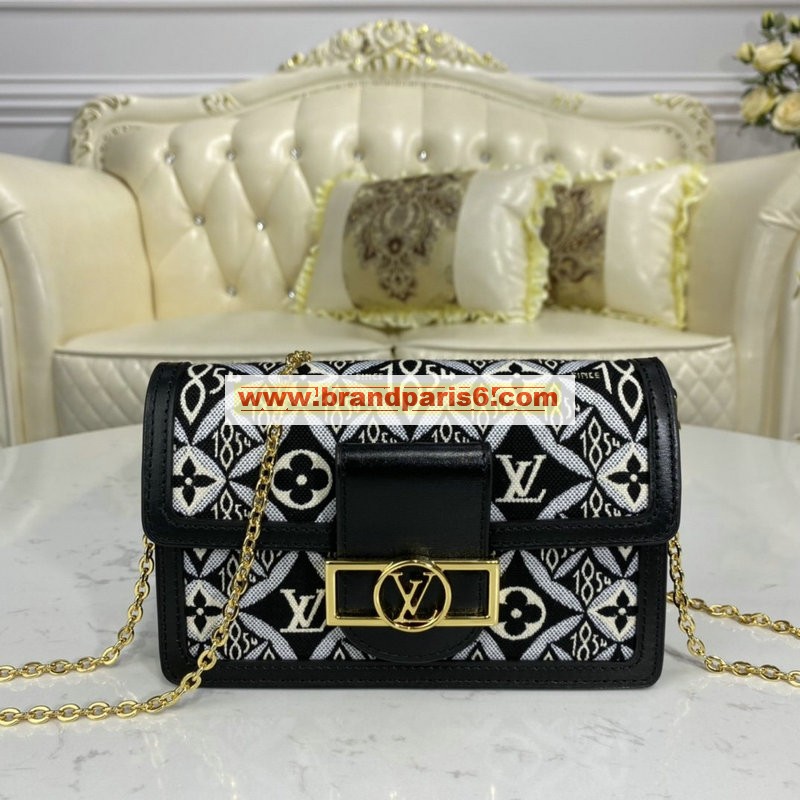 M69992-057　ルイヴィトン LOUISVUITTON 2020年最新入荷 ポルトフォイユ ドーフィーヌ チェーンウォレット 斜め掛け ショルダーバッグ SINCE 1854 テキスタイル 
