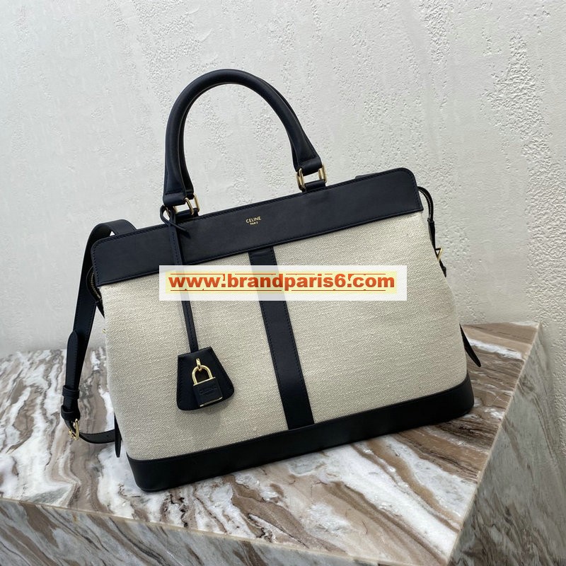 CE192663BBK-DDB　セリーヌ CELINE 2020年最新入荷 ミディアム カバ ドゥ フランス バッグ トートバッグ ハンドバッグ 2way ショルダーバッグ