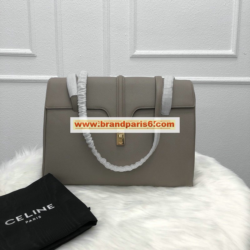 CE194043QH-DDB　セリーヌ CELINE 2020年最新入荷 ラージ 16 ソフト バッグ トートバッグ 肩掛け ショルダーバッグ スムースカーフスキン