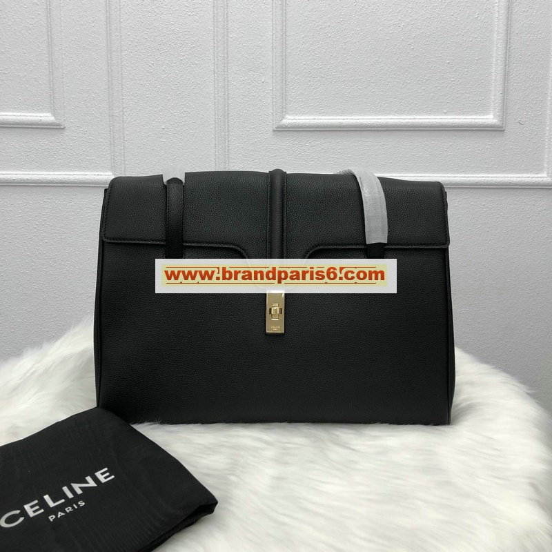 CE194043BK-DDB　セリーヌ CELINE 2020年最新入荷 ラージ 16 ソフト バッグ トートバッグ 肩掛け ショルダーバッグ スムースカーフスキン