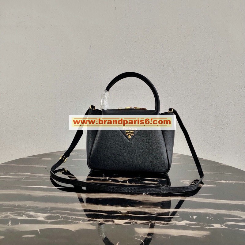 PD1BC145BK-DDB　プラダ PRADA 2020年最新入荷 スモール ハンドバッグ トートバッグ 2way 斜め掛け ショルダーバッグ クロスボディキャリーバッグ カーフレザー