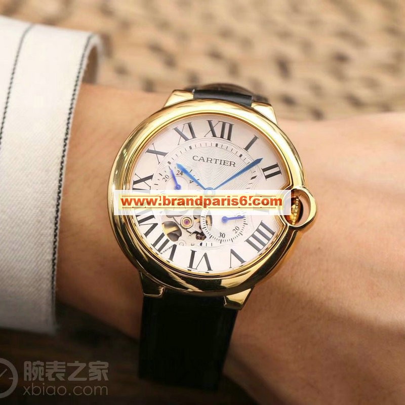 CAT20052CW-ZX　カルティエ CARTIER 2020年最新入荷 バロン ブルー ドゥ ウォッチ メンズ 腕時計 男性用 時計 本革ベルト オートマチック 機械式ムーブメント