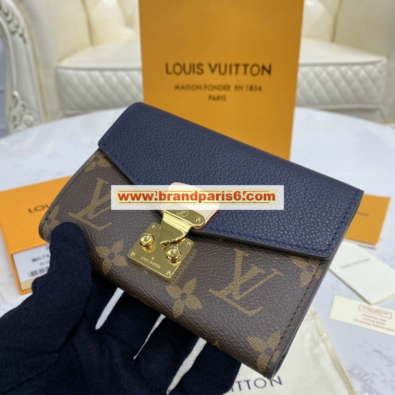 M67479L-057　ルイヴィトン LOUISVUITTON 2020年最新入荷 ポルトフォイユ パラス コンパクト 二つ折り短財布 ショートウォレット モノグラムキャンパス