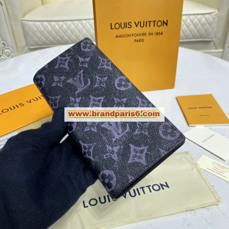M80019-057　ルイヴィトン LOUISVUITTON 2020年最新入荷 ポルトフォイユ ブラザ NM 二つ折り長財布 ロングウォレット カードポケット モノグラム パステル ノワール キャンバス