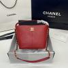 CH2286RD-JS　シャネル CHANEL 2020年最新入荷 スモール ショッピングバッグ バゲットバッグ 斜め掛けショルダーバッグ クロスボディ レディースかばん ラムスキン