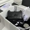 CH2302BK-JS　シャネル CHANEL 2020年最新入荷 スモール フラップバッグ 斜め掛けショルダーバッグ クロスボディ レディースかばん グレインド カーフスキン