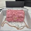 CH69900XMF-JS　シャネル CHANEL 2020年最新入荷 フラップバッグ 斜め掛け ショルダーバッグ クロスボディ レディースかばん ツイード