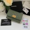 CH80603QJM-JS　シャネル CHANEL 2020年最新入荷 BOY フラップ カードケース 二つ折り短財布 名刺入れ グレインド カーフスキン