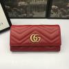 GG443436RD-057　グッチ GUCCI 2020年最新入荷 GGマーモント コンチネンタル ウォレット 二つ折り長財布 ロングウォレット