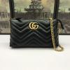 GG443447-057　グッチ GUCCI 2020年最新入荷 チェーンウォレット クロスボディ 斜め掛け ショルダーバッグ レディースかばん レザー