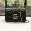 GG474575BK-057　グッチ GUCCI 2020年最新入荷 チェーンウォレット クロスボディ 斜め掛け ショルダーバッグ レディースかばん レザー
