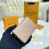 M80152-057　ルイヴィトン LOUISVUITTON 2020年最新入荷 ポルトフォイユ クレア 二つ折り短財布 カードポケット モノグラムアンプラント レザー
