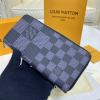 N60442K-057　ルイヴィトン LOUISVUITTON 2020年最新入荷 ジッピーウォレット ヴェルティカル ファスナー長財布 ダミエ アンフィニ 3D レザー